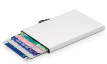 C-Secure Aluminium RFID Kartenhalter silber