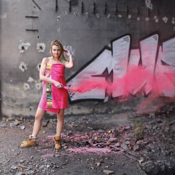 Duschtuch Print 70x140 Druck in die Bordre