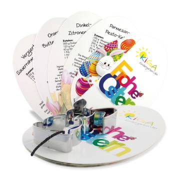 Backfrmchen mit Rezeptblock Osterei