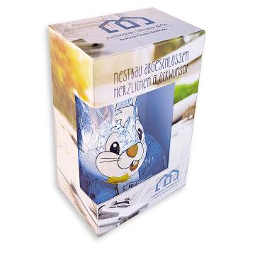 Osterhase 32 g in Werbebox