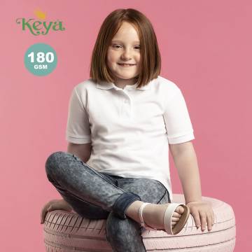Kinder Wei Polo-Shirt keya YPS180