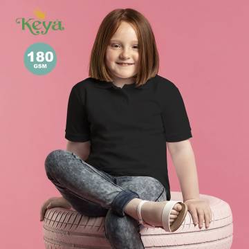 Kinder Farbe Polo-Shirt keya YPS180