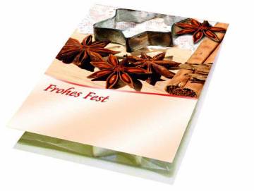 Backe Deinen Stern, Frmchen Stern, 1-4 c Digitaldruck inklusive