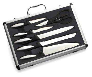 Messerset, Metall/Kunststoff