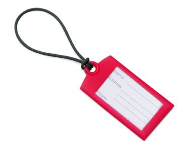 Luggage tag REFLECTS QU�BEC RED 