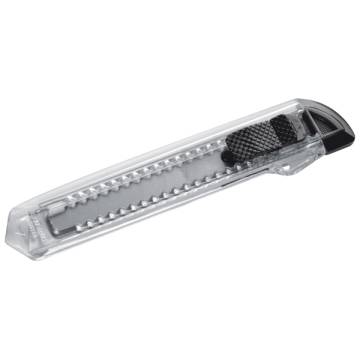 transparentes Kartonmesser schwarz