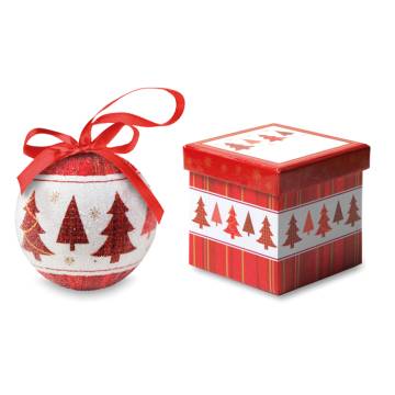 Weihnachtsbaumkugel bunt SNOWY