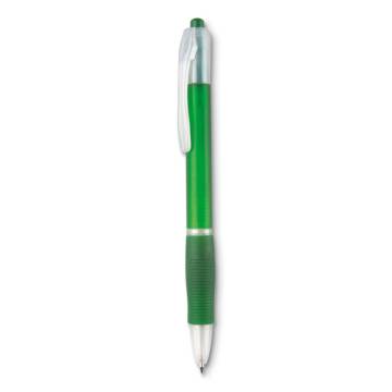 Kugelschreiber transparent grün Manors