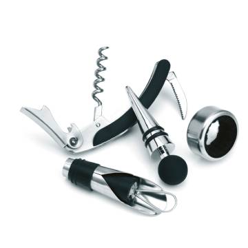 Weinset holzfarben New Castel