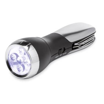 Taschenlampe mit Werkzeugset schwarz Lumitool
