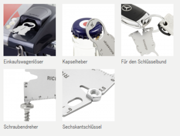 Karl Einkaufswagenlser mit Flaschenffner Tankwart