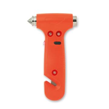 3 in 1 Notfall-Hammer orange Resq