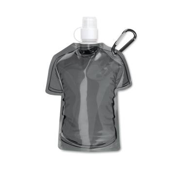 Faltbare Trinkflasche T-Shirt schwarz Samy
