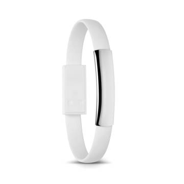 Armband mit Micro USB wei� Cablet