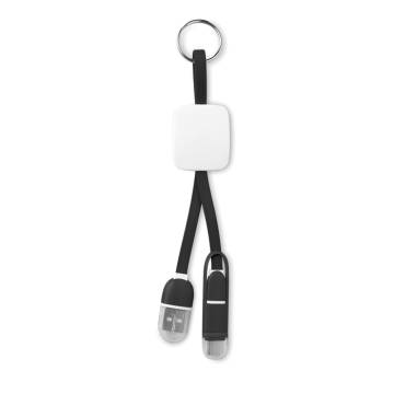 Schl�sselring USB Typ C schwarz Key Ring C