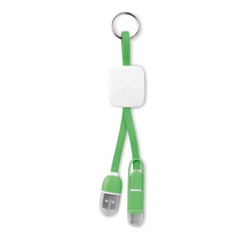 Schl�sselring USB Typ C limettengr�n Key Ring C