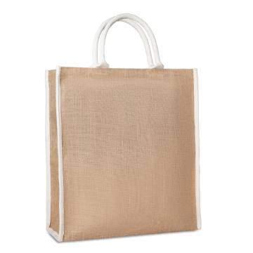 Jute Shopping Tasche beige Ladra