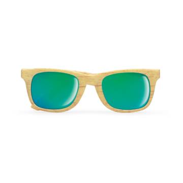 Sonnenbrille Holz holzfarben Woodie