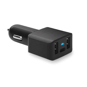 USB-KFZ-Ladeger�t Typ C schwarz Chargec