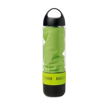 Trinkflasche mit Bluetooth limettengrün Cool