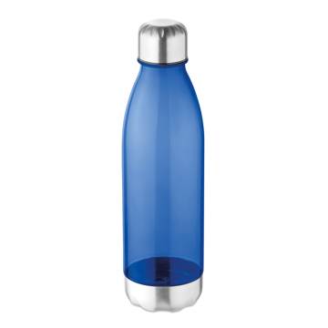 Trinkflasche MILK 600 ml transparent blau Aspen