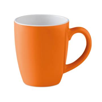 Farbiger Kaffeebecher 290 ml orange Colour Trent
