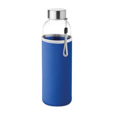 Trinkflasche Glas 500 ml königsblau UTAH GLASS