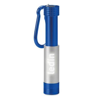 Taschenlampe mit Karabiner blau POP LIGHT