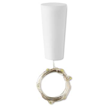 Flaschenverschluss mit LED wei� ESTRELLAS