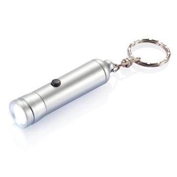 Taschenlampe rund mit Schlüsselanhänger