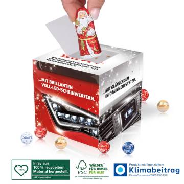 Lindt Cube Adventskalender W�rfel Weihnachtsmann