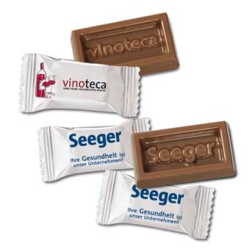 Fairtrade Logo Schokolade T�felchen 4,6g im Flowpack