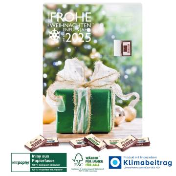 Sarotti Wand Adventskalender mit Logo Fairtrade
