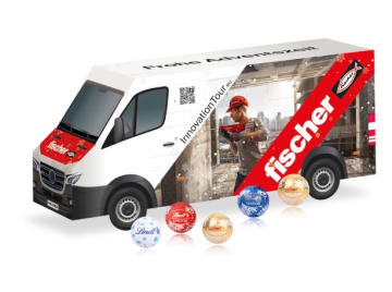 3D Adventskalender Transporter mit Lindt Schokolade
